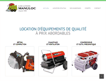 Tablet Screenshot of manuloc.ca
